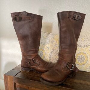FRYE Veronica slouch tall boots, size 7.5 B. Great condition!